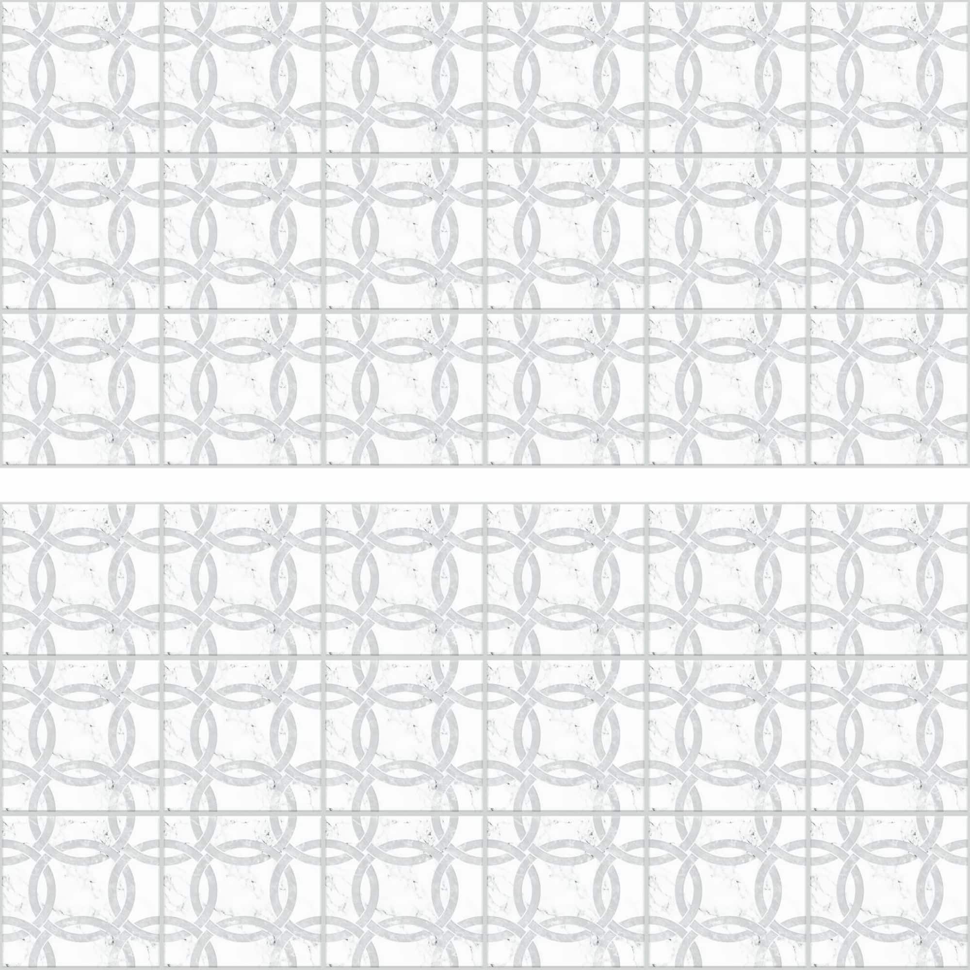 RoomMates Interlocking Circle Tile Backsplash Giant Decals